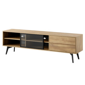 TV Stand, ESTEVAN RTV1, Modern, Chipboard, Estevan Living Room 180 x 54 x 39 cm