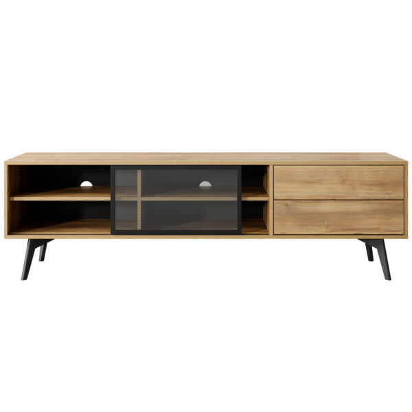 TV Stand, ESTEVAN RTV1, Modern, Chipboard, Estevan Living Room 180 x 54 x 39 cm - Image 7