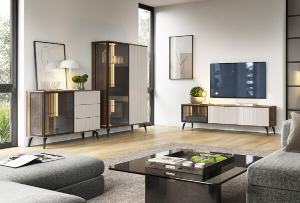 TV Stand, DAWSON RTV1, Modern, Chipboard, Dawson Living Room 180 x 50 x 39 cm - Image 5