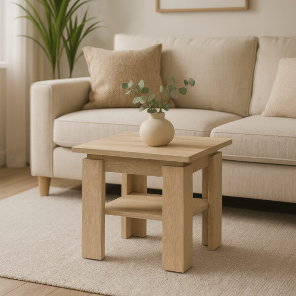 SOLA Coffee Table,-,Sonoma Oak,55x55x43 cm - Image 2