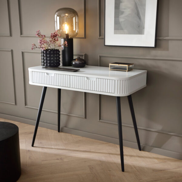Coffee table MORDEN TOA1, Modern, Chipboard, White Living Room 103 x 80 x 49 cm - Image 2