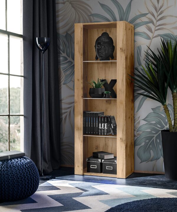 Tivoli Glass-Shelf Cabinet, Wotan/Wotan - Image 2