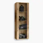 Tivoli Glass-Shelf Cabinet, Wotan/Wotan