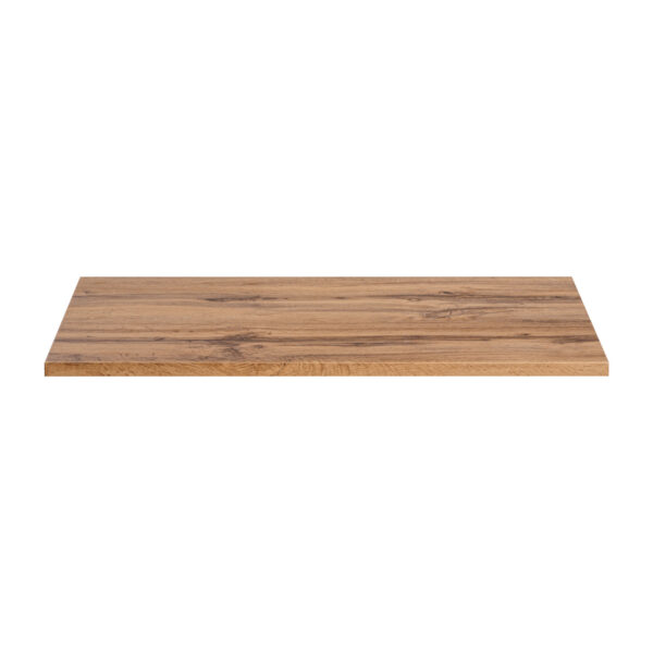 Wall-Mounted Vanity Unit with Washbasin and Worktop ADEN – Wotan Oak – Grooved Fronts – 2 Drawers – 80 x 75 x 46 cm - Image 10