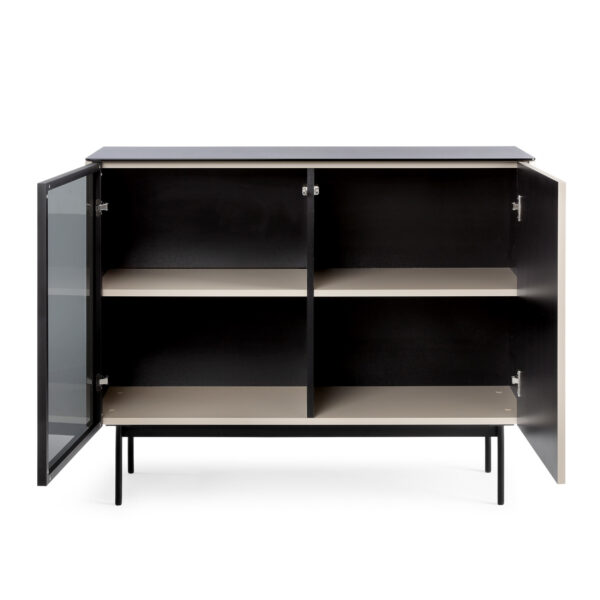 Olden Sideboard - Cashmere - Glass Front - 107 x 84 x 39 cm - Image 3
