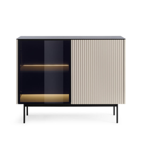 Olden Sideboard - Cashmere - Glass Front - 107 x 84 x 39 cm - Image 6