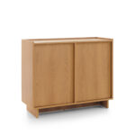 Yarker Sideboard - Caramel Oak - 2 Doors - 98 x 82 x 39 cm