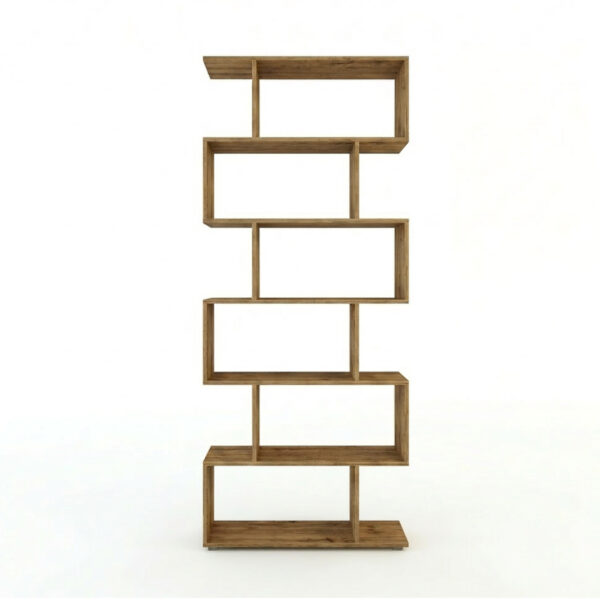 SKEI Standing Shelf - Wotan Oak - Width 80 cm, Height 190 cm, Depth 25 cm - Image 2