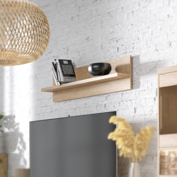 Hanging Shelf BALESTRAND - Oak - 120 x 32 x 18 cm - Image 2