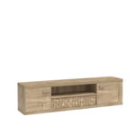 TV cabinet BALESTRAND - Oak - Drawer - 196 x 51 x 41 cm
