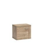 Nightstand BALESTRAND - Oak - 57 x 51 x 41 cm