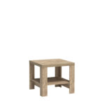 Coffee Table BALESTRAND - Oak - Built-in Shelf - 65 x 57 x 65 cm
