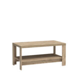 BALESTRAND Coffee Table - Oak - Built-in Shelf - 120 x 57 x 65 cm
