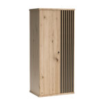 NAKUSP Wardrobe - Oak - Slats - 87 x 191 x 58 cm