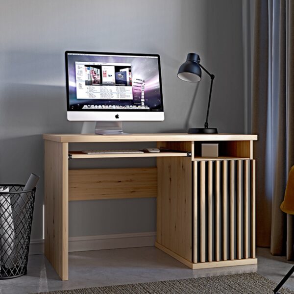 Desk NAKUSP - Oak - Slats - 120 x 78 x 60 cm - Image 2