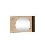 Dressing Table Mirror NAKUSP - Oak - Slats - 100 x 55 x 3 cm